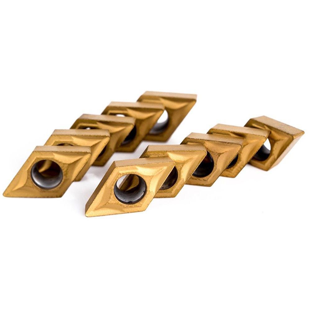 4Pcs Lathe Boring Bar Turning Tool Holder 10pcs DCMT070204 Indexable Carbide Inserts And Wrenches Metal Lathe Cutting Tools