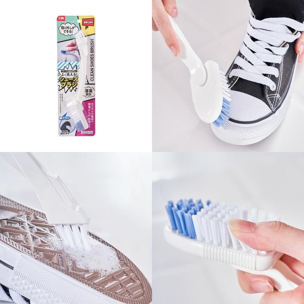 Bristle Soft Shoe Brush With Long Handle For Delicate Cleaning And Use Versatile