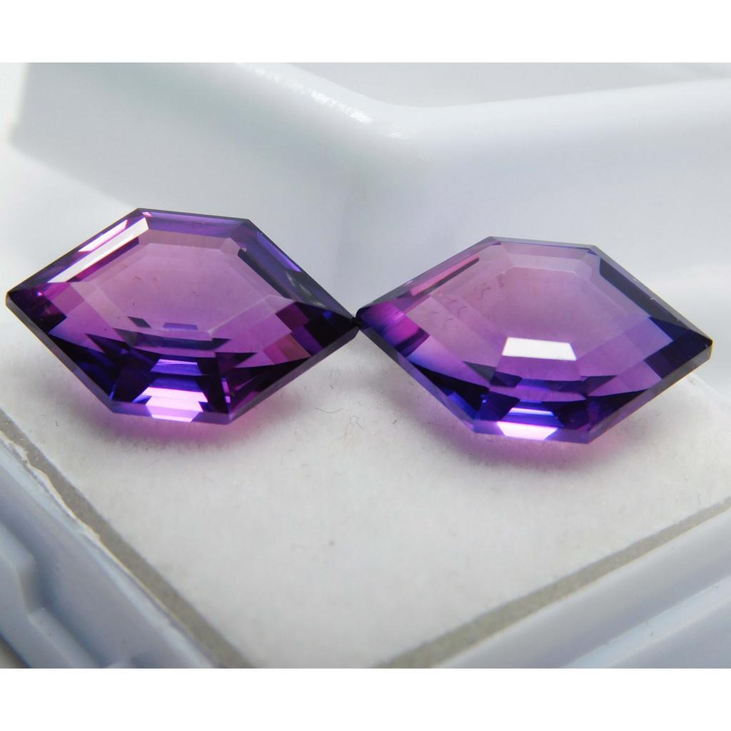 16.58 Ct Natural Appealing Purple Tanzanite Fancy Cut Loose Gem