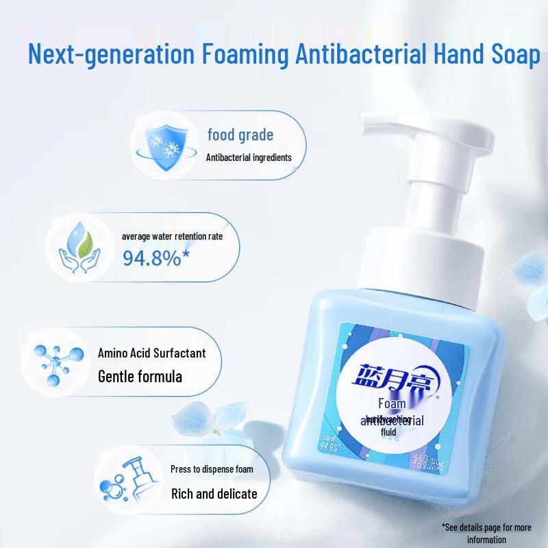 Blue Moon Amber Cedar Пена Антибактериальное Мыло для Рук