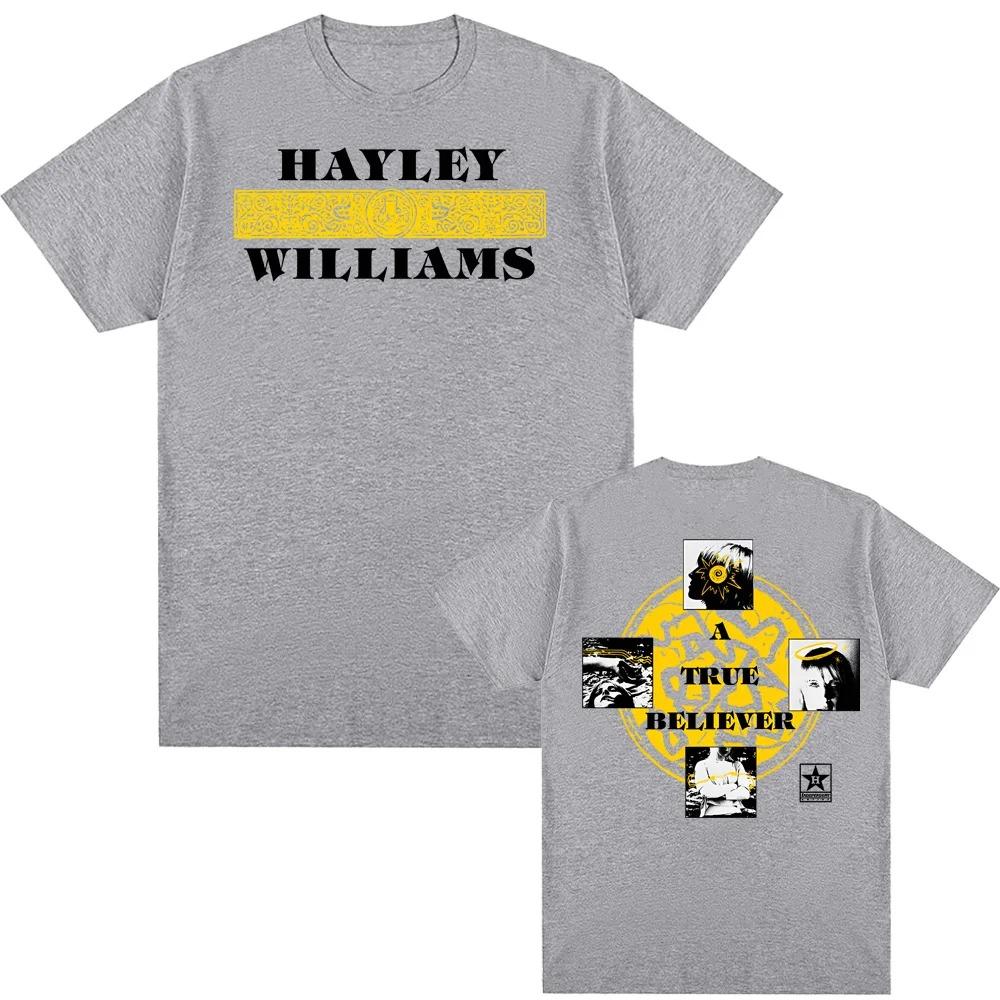True Believer Ivory Tee Hayley Williams Summer NEW Sleeve High Quality Oneck Oversized Male Female Short Sleeves Casual tees