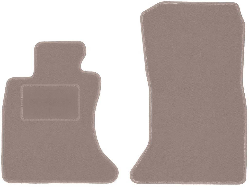 Beżowe dywaniki przednie do: BMW 5 F11 FL xDrive kombi, touring (2013-2017)