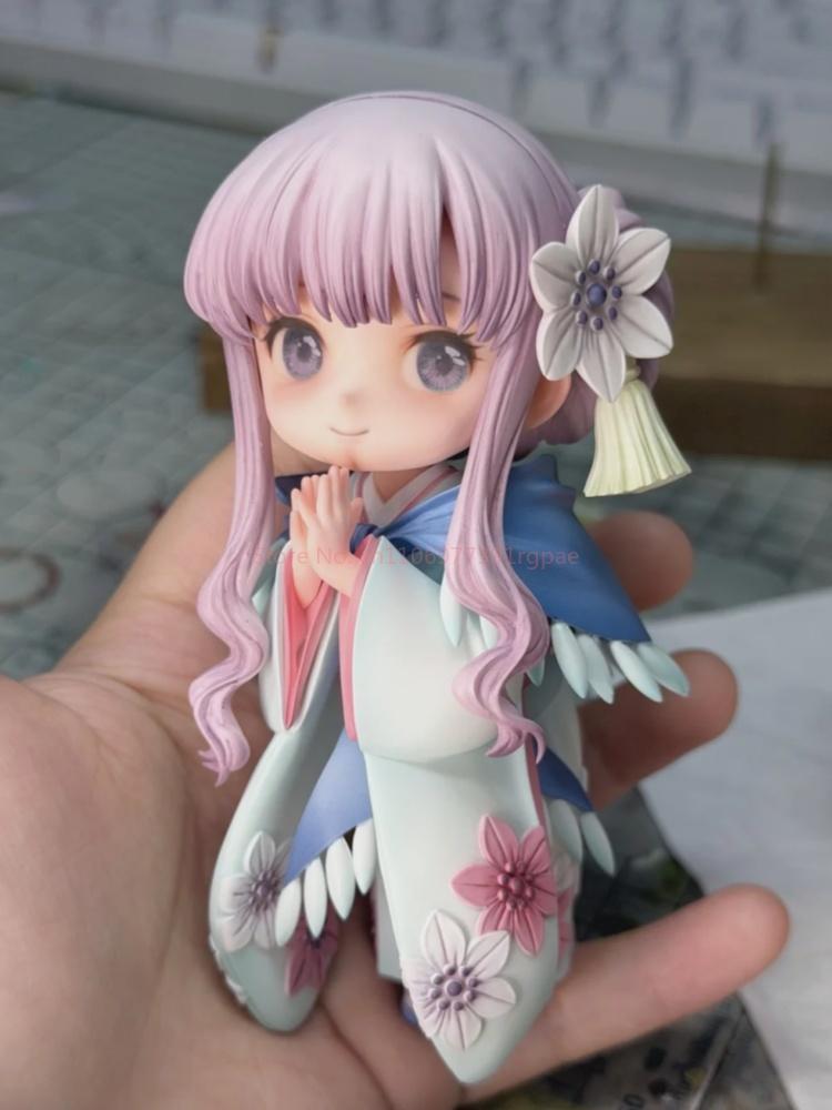 Cardcaptor New Sakura Q Version Sakura Kimono Cute Trendy Anime Figures Gk Statue Collectible Girl Room Ornament Festival Gifts