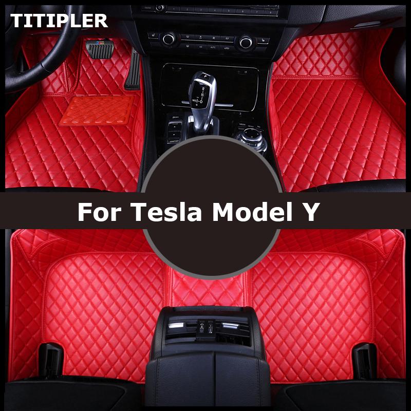 

TITIPLER Автомобильные коврики для Tesla Model Y Foot Coche Аксессуары Авто