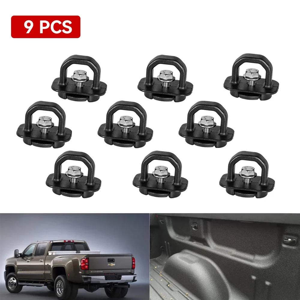 Bil Fästankare Pickupflak Sidoväggsklämma För Ford Chevy Silverado GMC Sierra Colorado Canyon Last Bagageutrymme Krok
