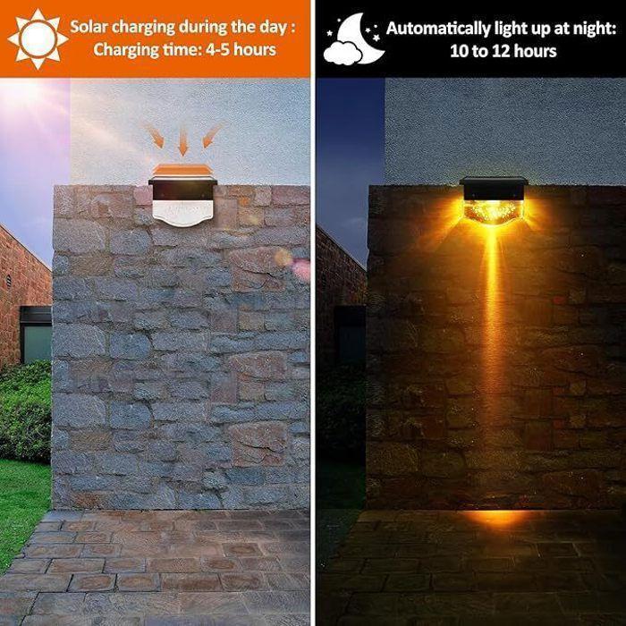 Lampe Solaire - Non spécifié - 2PCS - 2 Modes d'éclairage - Imperméable - LED