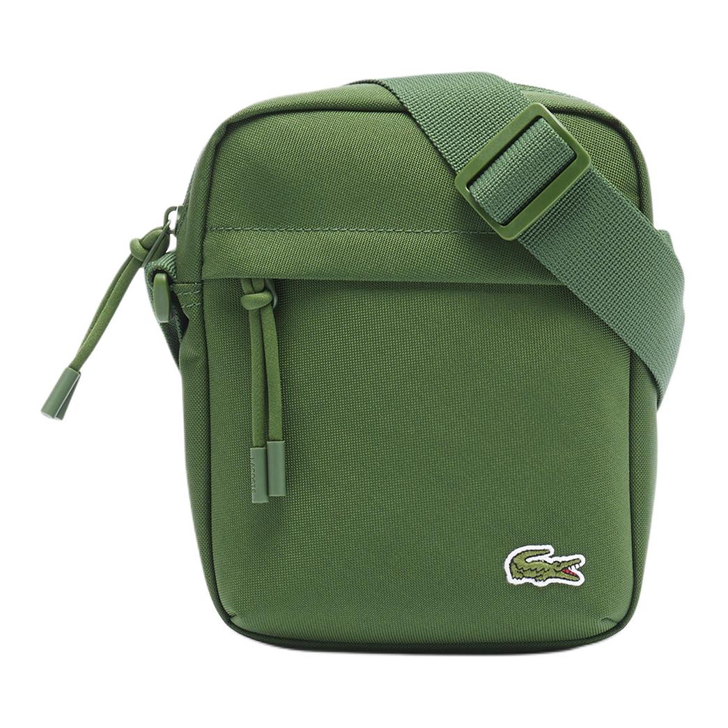 Lacoste Fashionable Versatile Fabric Shoulder Crossbody Bag Medium Unisex bags Green NU4788NE-B01 Green