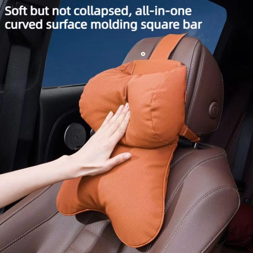 Breathable Neck Pillow Height Adjustable Back Support Pillow Car Headrest Car Accessories