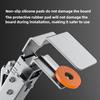Press type quick drawer clamp, woodworking installation auxiliary tool, drawer installation adjustable telescopic fixed clamp