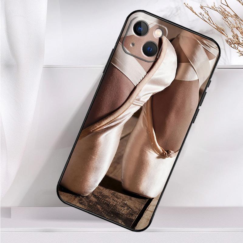 Ballet Ballerina Shoes Pointes Shockproof Case For iPhone 17 16 15 14 11 Pro Max Plus 12 13 Mini 16e 17 Air Phone Cover