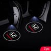 2PCS LED Car Door Welcome Light Emblems HD Projector Lamp For Civic Fit Jazz Accord Pilot CRV Odyssey Passport Accessories