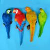 Simulation Parrot Bird Sculpture?Resin Craft Wall Hanging Garden Decoration