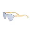 Earth Wood Tulum Polarized Sunglasses Bamboo Silver