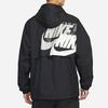 Nike Lightweight Breathable Casual Jacket with Back Multi-Hook Print Men Jackets Black DV3313-010