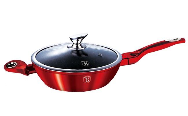 Granite frying pan 28cm BERLINGER HAUS RED METALLIC LINE BH-1260