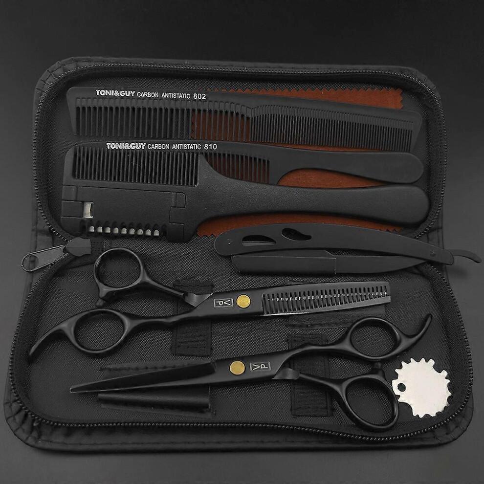 (Set A 03)VP Professional Hairdressing Scissors Barber Set 5.5 6.0 Hairdresser Hair Beauty Scissors Set Cutting Hair Thinning Salon Tools