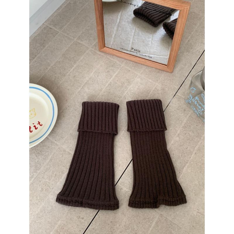 Autumn and Winter Coarse-knit Wool Sock, Solid Color, Versatile, Sweet and Girlish Socks, Pure Cotton School Style, Individual and Trendy Pile Socks