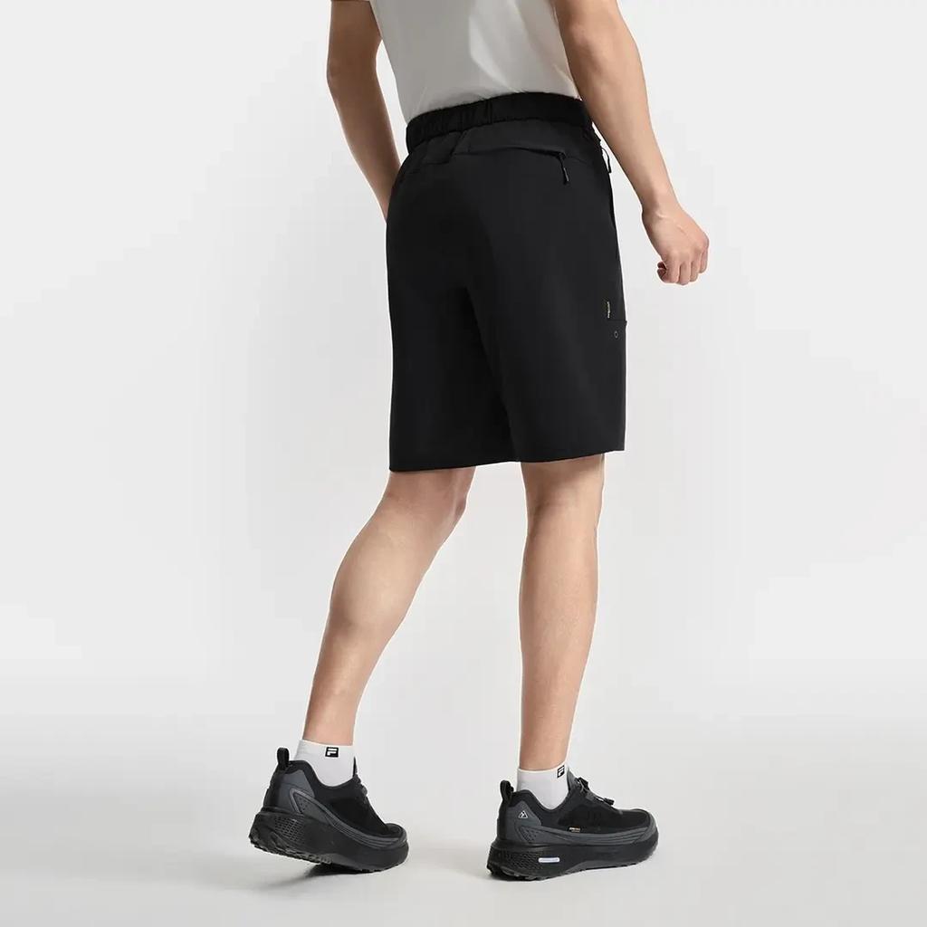 FILA Explore Series Comfortable Simple Fashion Five-Point Casual Shorts Men shorts Deep-Black A11M527807F-BK