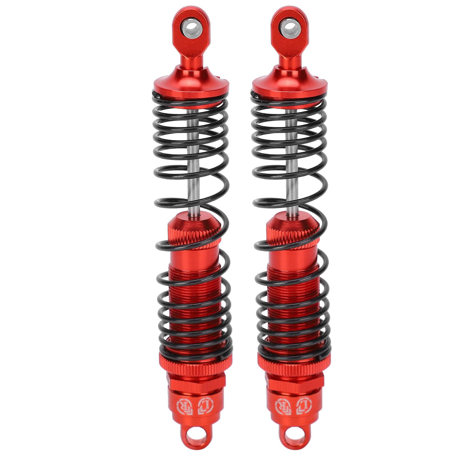 

2Pcs 110mm RC Metal Rear Shock Absorber Damper for TRAXXAS SLASH 1 10 RC Car PartsSilver Red червоний