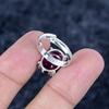 Mozambique Garnet Gemstone 925 Sterling Silver Jewelry Ring Size Adjustable MM-3430