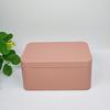 Rectangular Tea & Candy Tin Box - Handmade Pastry Storage with Postcard Slot