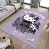 1pc Rock Coco Hello Kitty Carpet Anti Slip Polyester Floor Mat for office.Bedroom