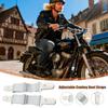 Cowboy Boot Straps 2 Piece Adjustable Clips Pant Keeper Pants Stirrup Leg Straps For Women Men Riding Biker Jeans Mitten Horse