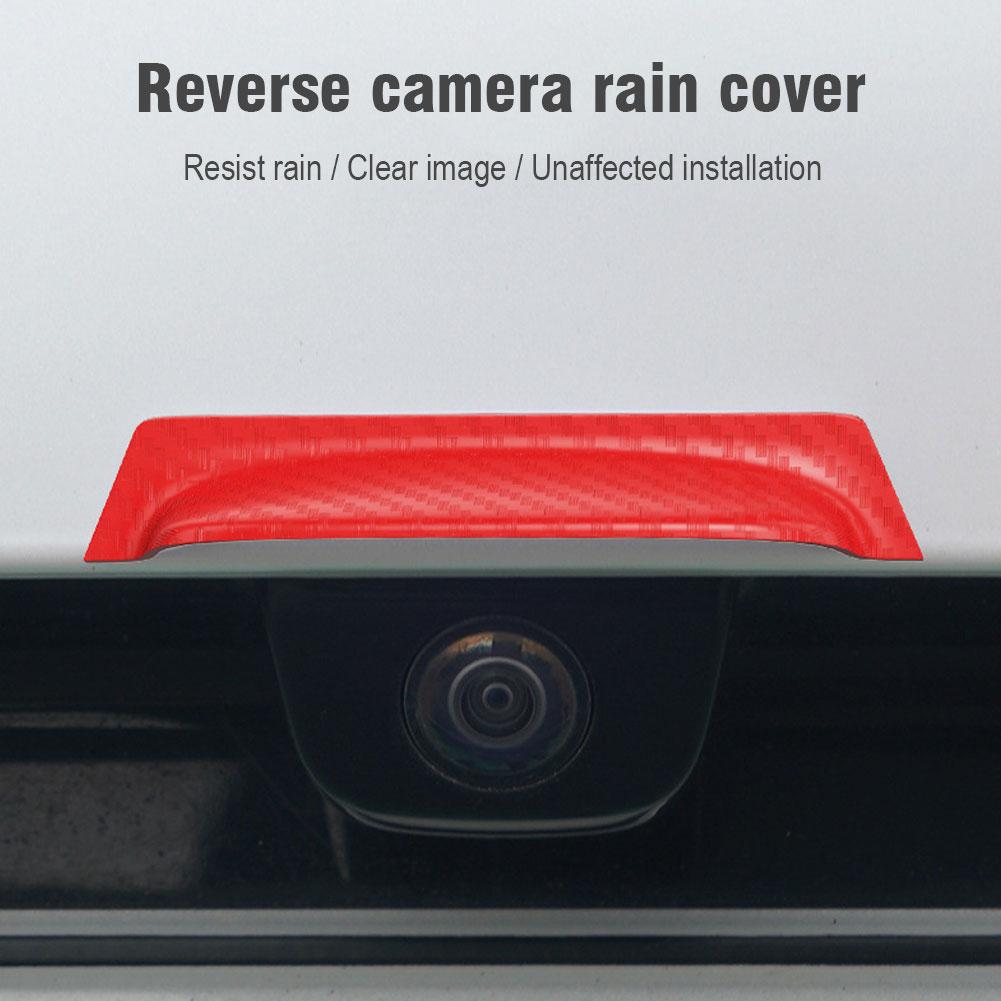 Car Reversing Camera Rain Cover Car Reversing Mirror Backup Camera Rain Shade Rainproof Waterproof Car Exterior Accessories
