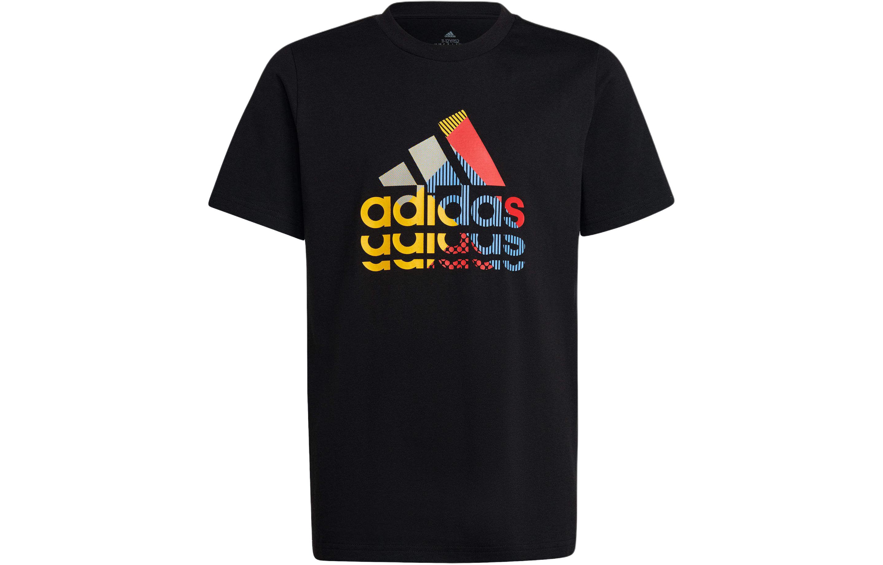 Adidas T Shirt Sport Performance Black Kids  IB9136 116