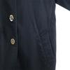 Coach Stainless Collar Coat 4 Navy Women Used