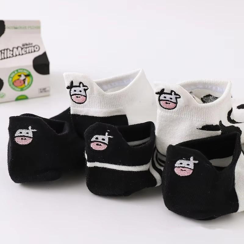 5 Perechi/Lot Vară Femei Desen Animat Șosete Scurte Imprimeu Animal Tub Scurt Set Șosete Cool Acoperire Drăguță Glezna Picior Modă Nou Șosetă Kawaii