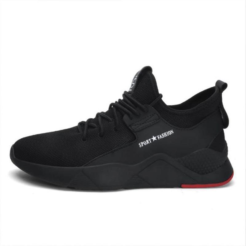 Men Sneakers Comfortable New Brand Anti Slip puncture Construction Work Shoes Hiking Safety Tenis Masculino High Quality Material for Durability