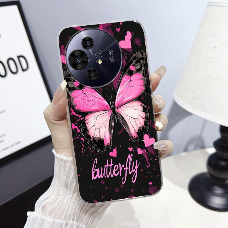 For TCL 50 SE 50 50XE 50XL NxtPaper 5G Case Cover For TCL 505 501 Marble Clear Soft Silicone Phone Case Cartoon Flower Fundas