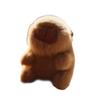 Creative Plush Capybara Keychain Creative Bag Charm Pendant Adorable Stuffed Animal Doll Keyring Stylish Accessories