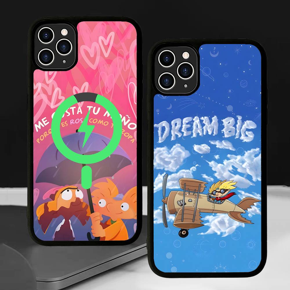 Geometric Bauhaus Art Magnetic Wireless Phone Case For IPhone 17 16 15 14 13 12 11 Pro Max For Magsafe Cover