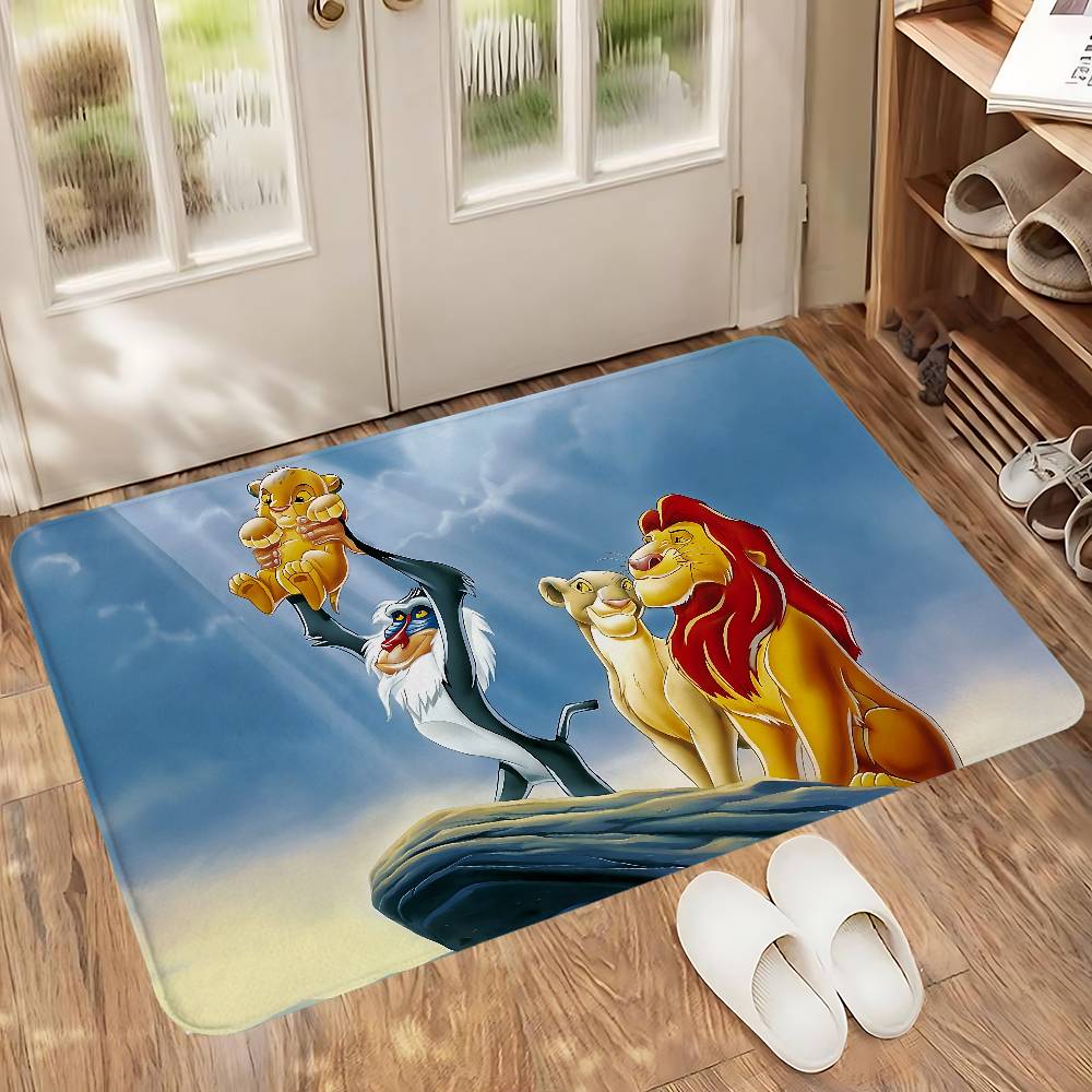 Vintage L-LionS K-King Cartoon Carpet For Living Room Sofa Decor Modern Rug Floor Mat For Men Bedroom Durable Area Rugs