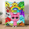 1pc SPRUNKI9 Blanket, Gift, for Men and Women, Soft Blanket, Good for Sofa Bed Couch Travel, Lightweight Flannel Blanket