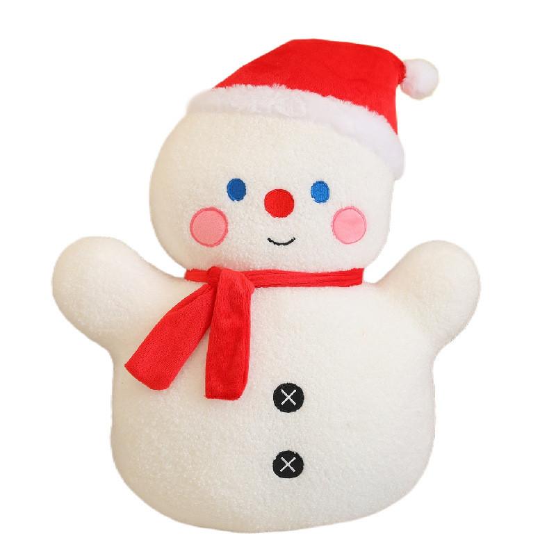 Christmas Tree Snowman Gingerbread Man Plush Toy Cute Cartoon Kid Gift Holiday