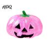 Fidget Stress Reliever Halloween Glitter Pumpkin Ball, Head Squeeze Toy for Desk Decompression Toys Relief, Creepy Party Favors TPR Sensory