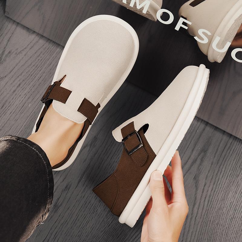 Men's plus-size soft-sole casual shoes summer breathable non-slip comfort outdoor walking shoes fashion youth Joker tide shoes