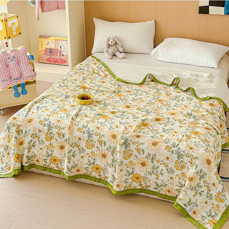 Pure Cotton Six-Layer Gauze Summer Napping Blanket