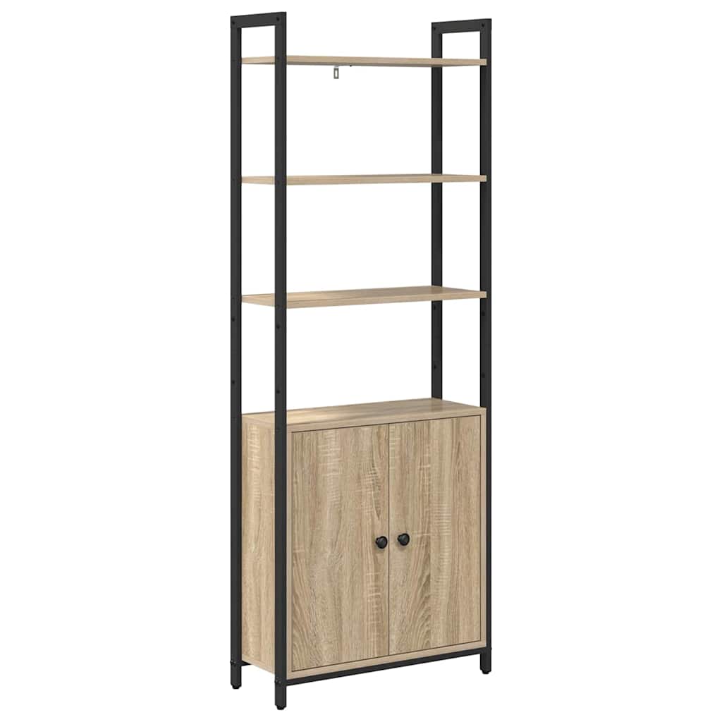 Bookshelf Sonoma Oak 60 x 24 x 161 cm Particleboard