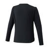 Training Wear Soft Dry UV Protection 32MAD304 Black XL [Mizuno] T-Shirt (Long Sleeve) Sweat-wicking, Quick-drying, Women's