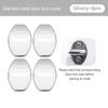 UMVB1 For Skoda 4Pcs Stainless Steel Car Door Lock Cover Case Stickers Accessories VRS Superb Yeti Octavia Enyaq Rapid Karoq Derivati