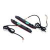 Universal Toyota LED Fiber Reflectors with Flowing Sequential Brake and Turn Signal Left and Right Set for Rear Tail and Backup Beautiful Red
