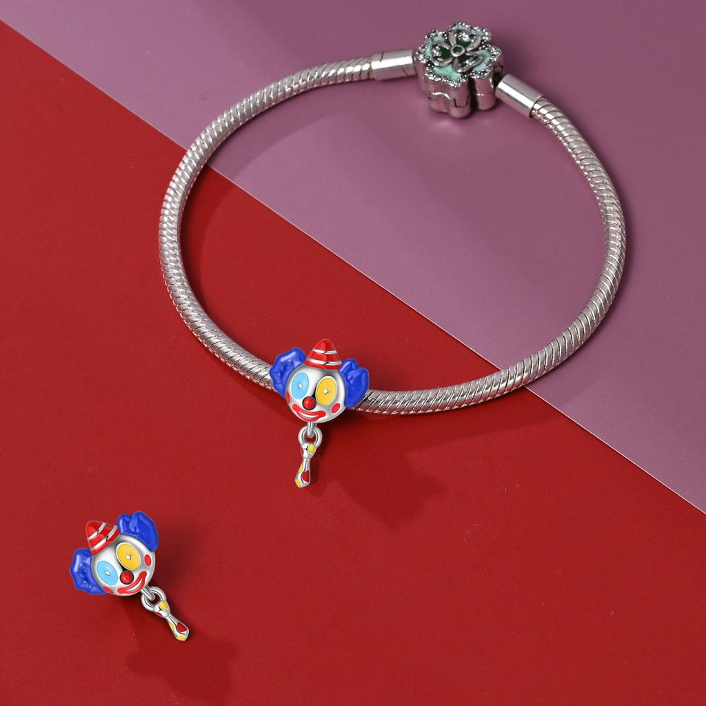 Charms Original Copper Dr. Clown Beads Fit Bracelet Women Jewelry Diy Fine Gift