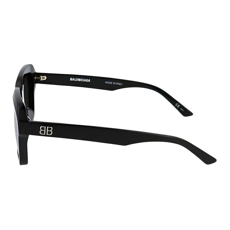 Balenciaga Minimalist Acetate Rectangular Sunglasses Unisex Sunglasses BB0127S-001