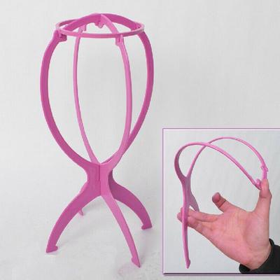 New Folding Plastic Stable Durable Wig Hair Hat Cap Holder Stand Display Tool