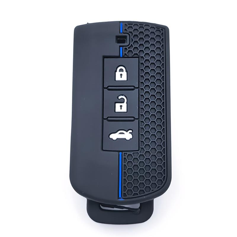 

For Mitsubishi Xpander Outlander Asx Pajero Eclipse Cross Montero Silicone Key Cover Remote Car Key Case Cover Shell