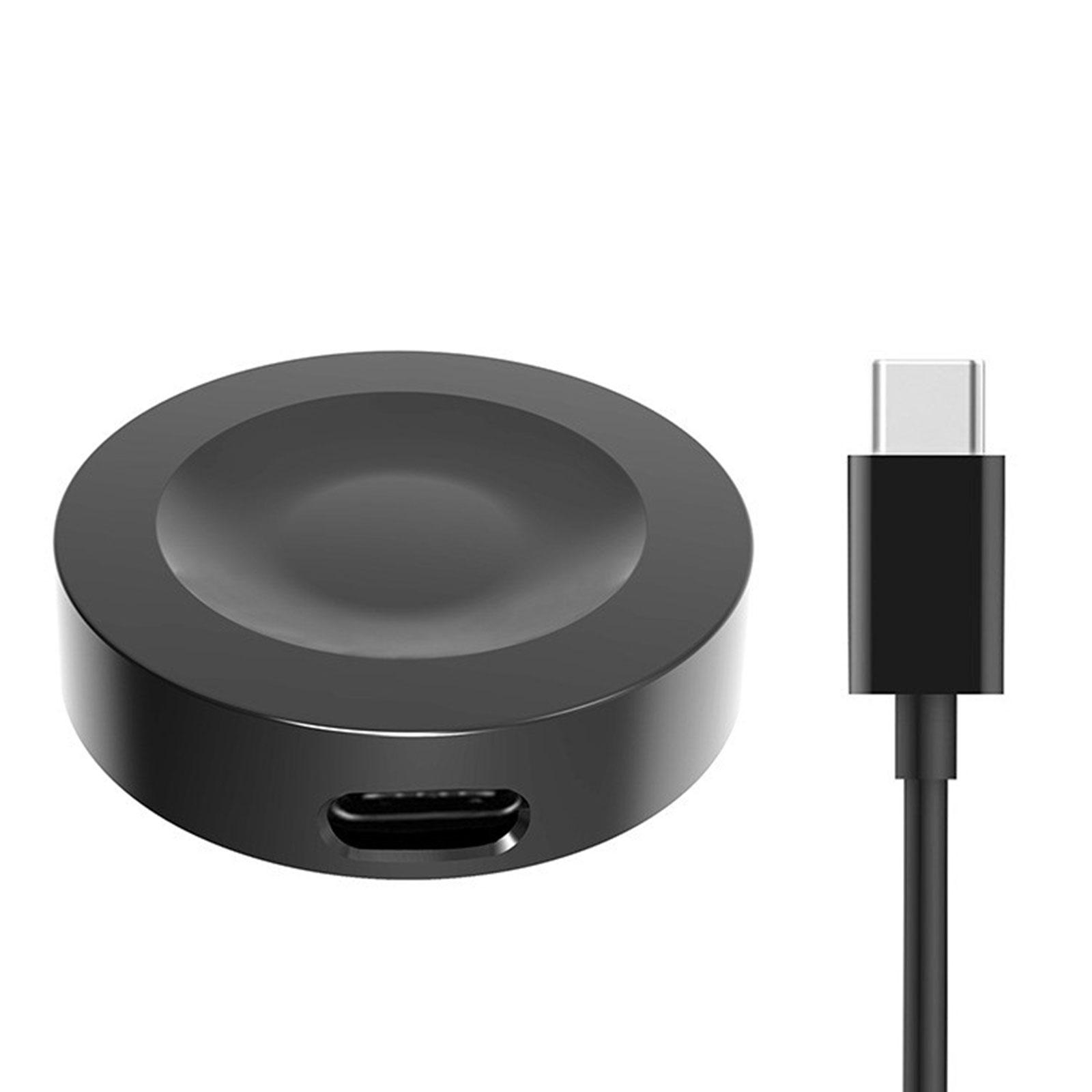 

Portable Power Adapter Charger Rack Dock Bracket Base Compatible for Watch GT4 Smartwatch Magnetic Charging Cable Stand чорний